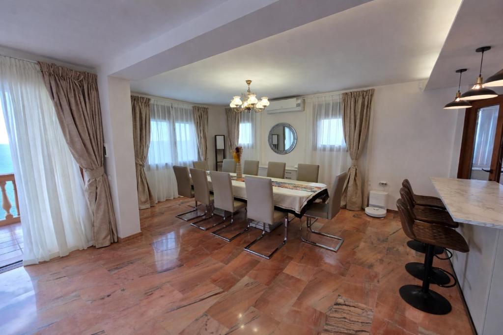 Dining and living area